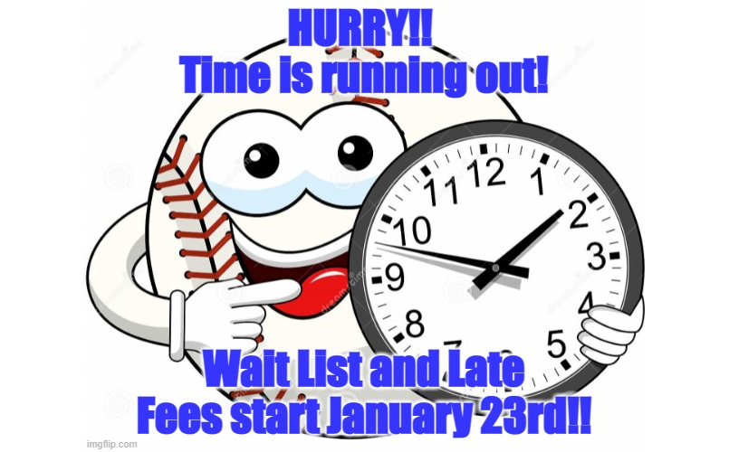 Late Fees Coming